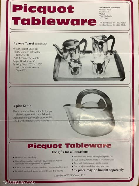 How To Clean Refurbish A Picquot Ware Teapot Original Price List