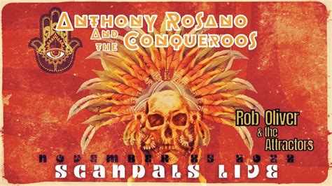 Anthony Rosano And The Conqueroos At Scandals Live With Rob Oliver And