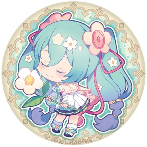 マジカルミライ2021 ぷにぷに缶バッジ【初音ミク①】