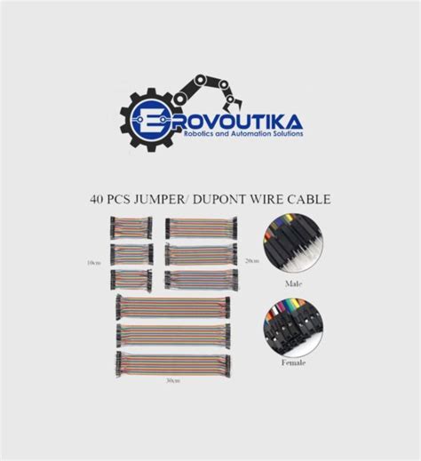 Pcs Cm Cm Cm Breadboard Connecting Jumper Wires Dupont Wire