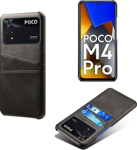 Backcover Met Opbergvakjes Pmma Screenprotector Voor Xiaomi Poco M