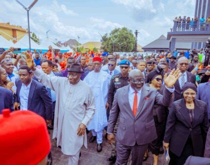 Former President Goodluck Jonathan Inaugurates Five Floor Delta High