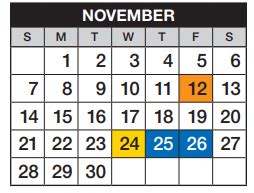 Sky Vista Middle School | 2021-2022 Academic Calendar For November 2021 | 4500 S Himalaya Street ...