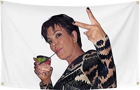 Eiakoin Kris Jenner Flag Tapestry Tapestries Wall Hanging