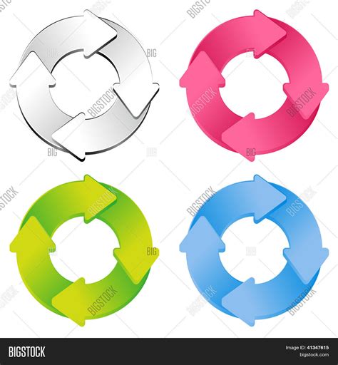 Cycle Diagram Vector & Photo (Free Trial) | Bigstock