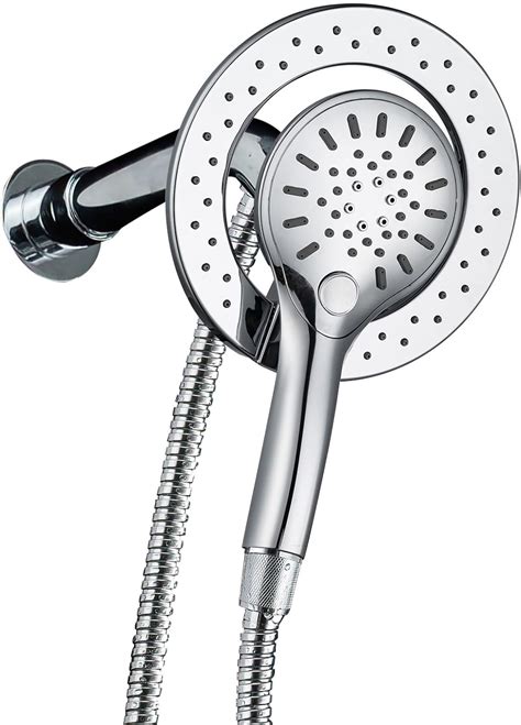 Magnetic Shower Head With Handheld Dual Hand Held Shower Head And Rain