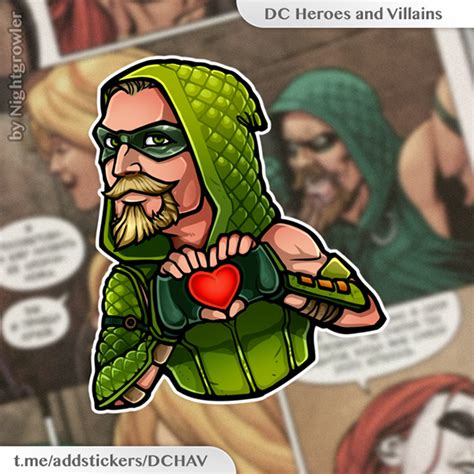 Dc Heroes And Villains Telegram Sticker Pack Behance