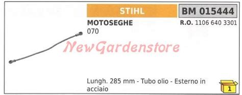 Tubo Olio Esterno In Acciaio Stihl Per Motosega