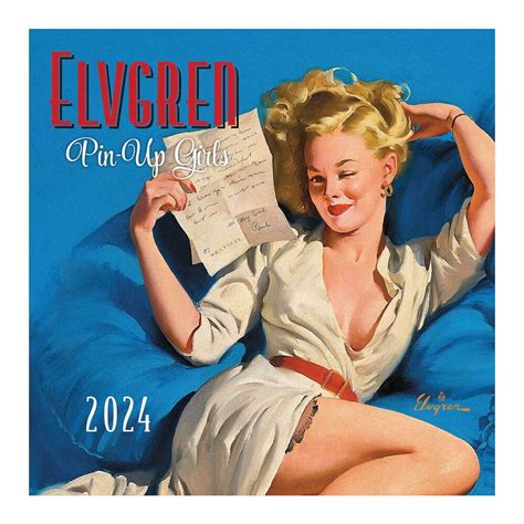 Gil Elvgren 2025 Calendar Week Calendar Shani Carmine