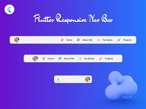 Flutter Responsive Nav Bar Figma