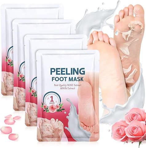 Masque Pieds La Rose Pcs Masque Peeling Exfoliant Pieds Masques