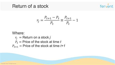 How To Calculate Stock Returns From Scratch Youtube