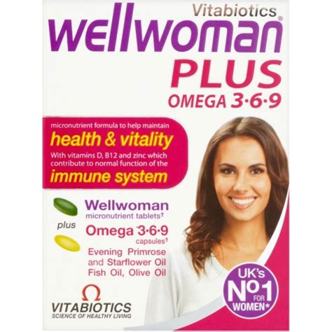 Vitabiotics Wellwoman Plus Omega 3 6 9 56 Tablets Capsules Tools Store