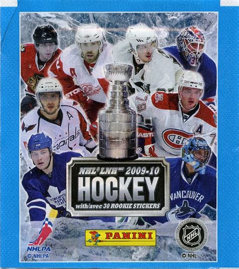 2009 Panini EMPTY (No stickers inside) NHL sticker pack - NHL Hockey ...