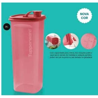 Tupperware Guarda Suco Tupper Slim Litros Shopee Brasil