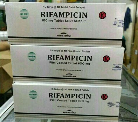 Jual Kf Rifampicin Mg Box Isi Kaplet Obat Resep Dokter Di