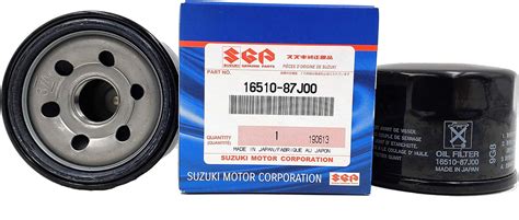 Amazon Suzuki OEM オイルフィルター 交換用 16510 87J00 DF25 DF30 DF40 DF50 DF60