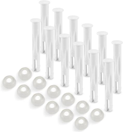 36 Pieces Plastic Pool Joint Pins With 36 Pieces Pool Seals For Pool Replacement