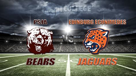 Psja Bears Vs Edinburg Economedes Jaguars Youtube