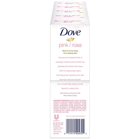 Dove Beauty Bar For Softer Skin Pink More Moisturizing Than Bar Soap 3