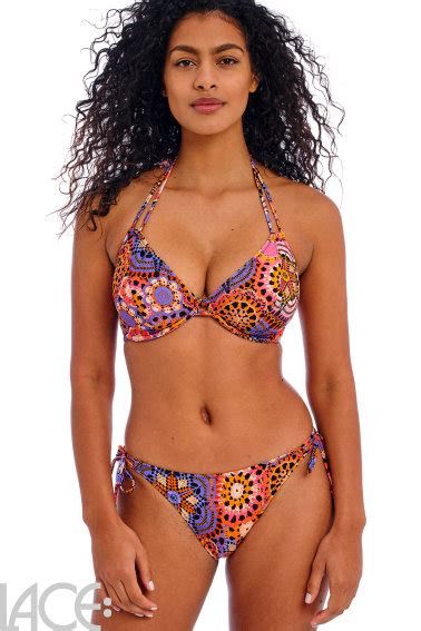 Freya Swim Santiago Nights Bikini Slip Met Koordjes Multi Lace