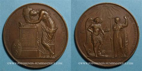 MEDAILLEN 1815 1824 Louis XVIII Hommage aux Bourbons Médaille bronze