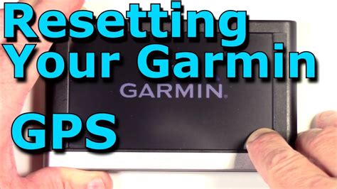 How To Restore Reset A Garmin Nuvi GPS To Factory Settings Both