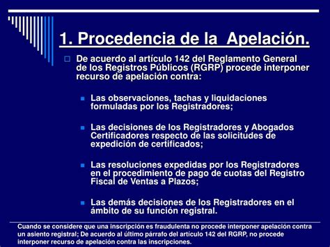 Ppt La Apelaci N En Materia Registral Powerpoint Presentation Free