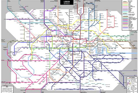 Scarberry blog: british rail map