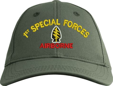 1st Special Forces Airborne Custom Embroidered Cap