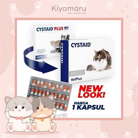 Jual Cystaid For Cats Vetplus Harga Per Kapsul Suplemen Obat Saluran