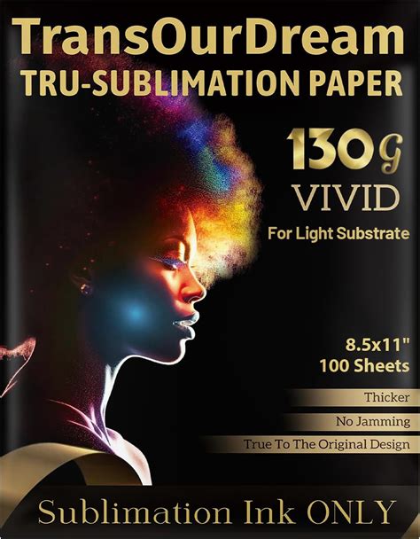 Amazon Transourdream G Tru Sublimation Paper X Sheets