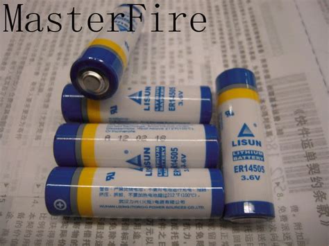 MasterFire 6pcs Lot Original LISUN 3 6V Replacement Battery ER14505