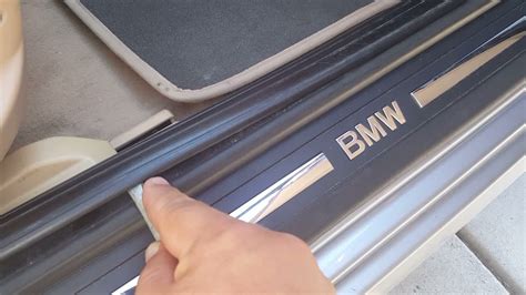 Bmw Door Sill Trim Remuve Youtube