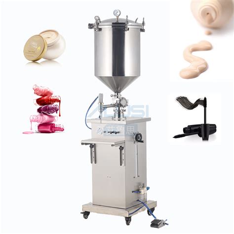 Semi Automatic High Viscosity Lotion Thick Paste Filling Machine