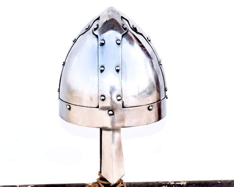 Medieval Spangenhelm Nasal Helmet Viking Helmet Norman Etsy