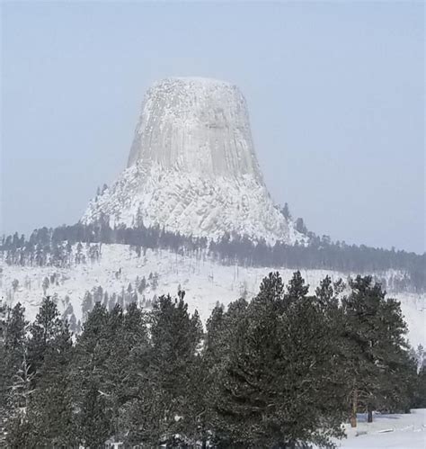 Devils Tower Wyoming in the winter. | Road photography, Devils tower ...