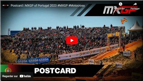 MOTOCROSS Portugal Agueda la carte postale vidéo Mototribu