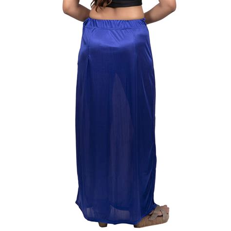 Indian Saree S Petticoat For Women Silk Satin Underskirt Solid Inner