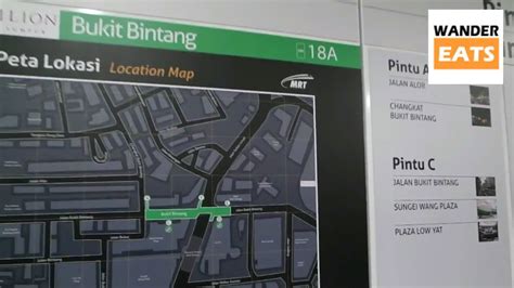 Bukit Bintang MRT Map