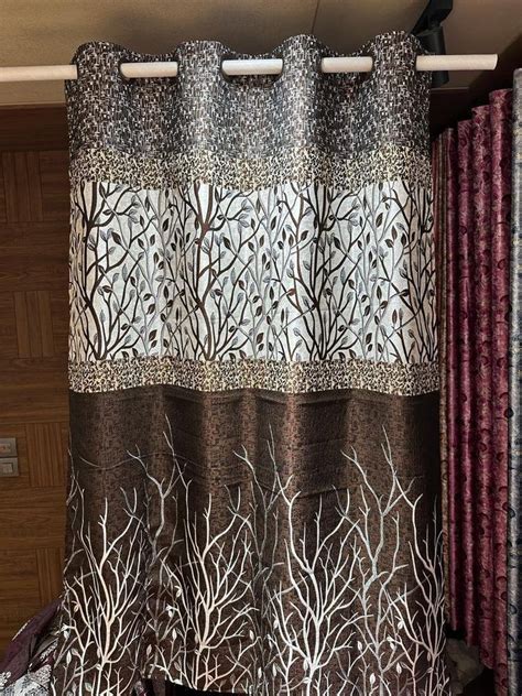 Radhey Creation Polyester Feet Jute Panel Curtain Fabric For Home