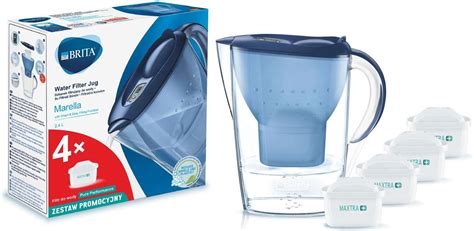 Dzbanek filtrujący BRITA Marella 2 4L niebieski 4 filtry MAXTRA Pure