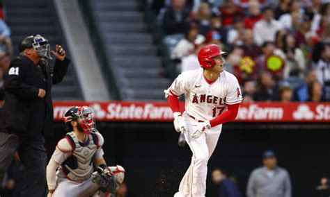 Ohtani Trout Homer In Angels 73 Win Completing Sweep Of Slumping