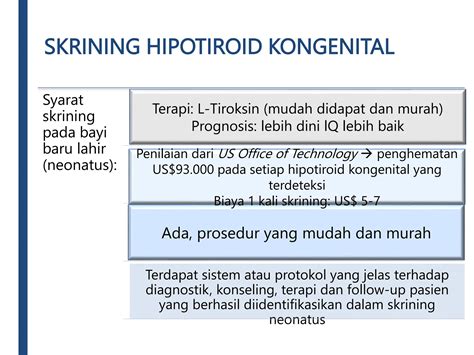 Slide Tentang Skrining Hipotiroid Kongenital Shk Pptx