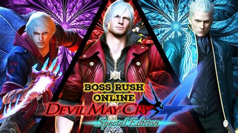 Nero Dante Y Vergil Vs Jefes Boss Rush Online DMD Devil May Cry 4