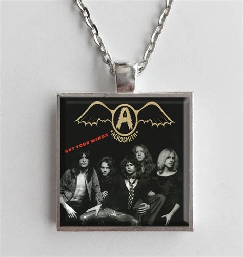 Aerosmith - Get Your Wings - Album Cover Art Pendant Necklace – Hollee