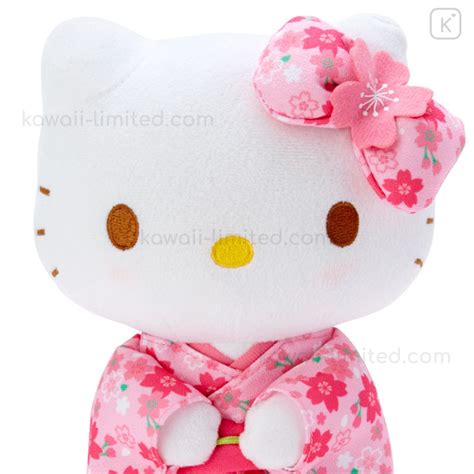 Japan Sanrio Plush Toy Hello Kitty Sakura Kimono Pink Kawaii Limited