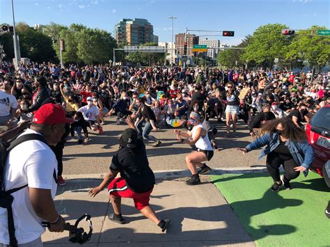 George Floyd Protesters Block Traffic In Madison, March Through