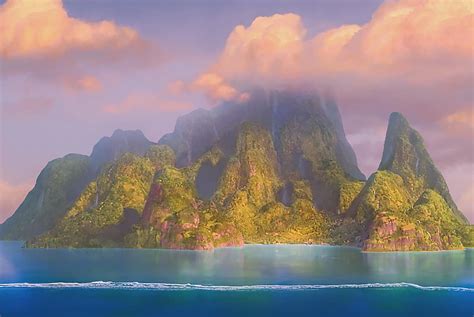 The Ocean And Water Pipeline Of Disneys Moana The Line Where The Sky