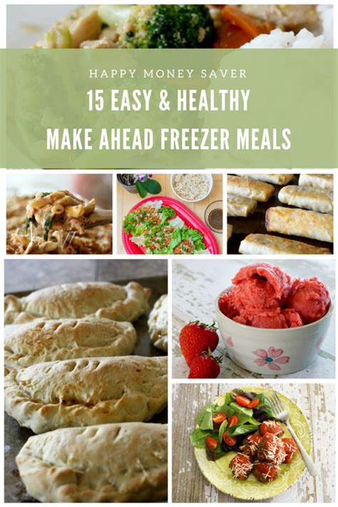 Easy Healthy Freezer Meals To Make Ahead Add To Your Meal Plan Now